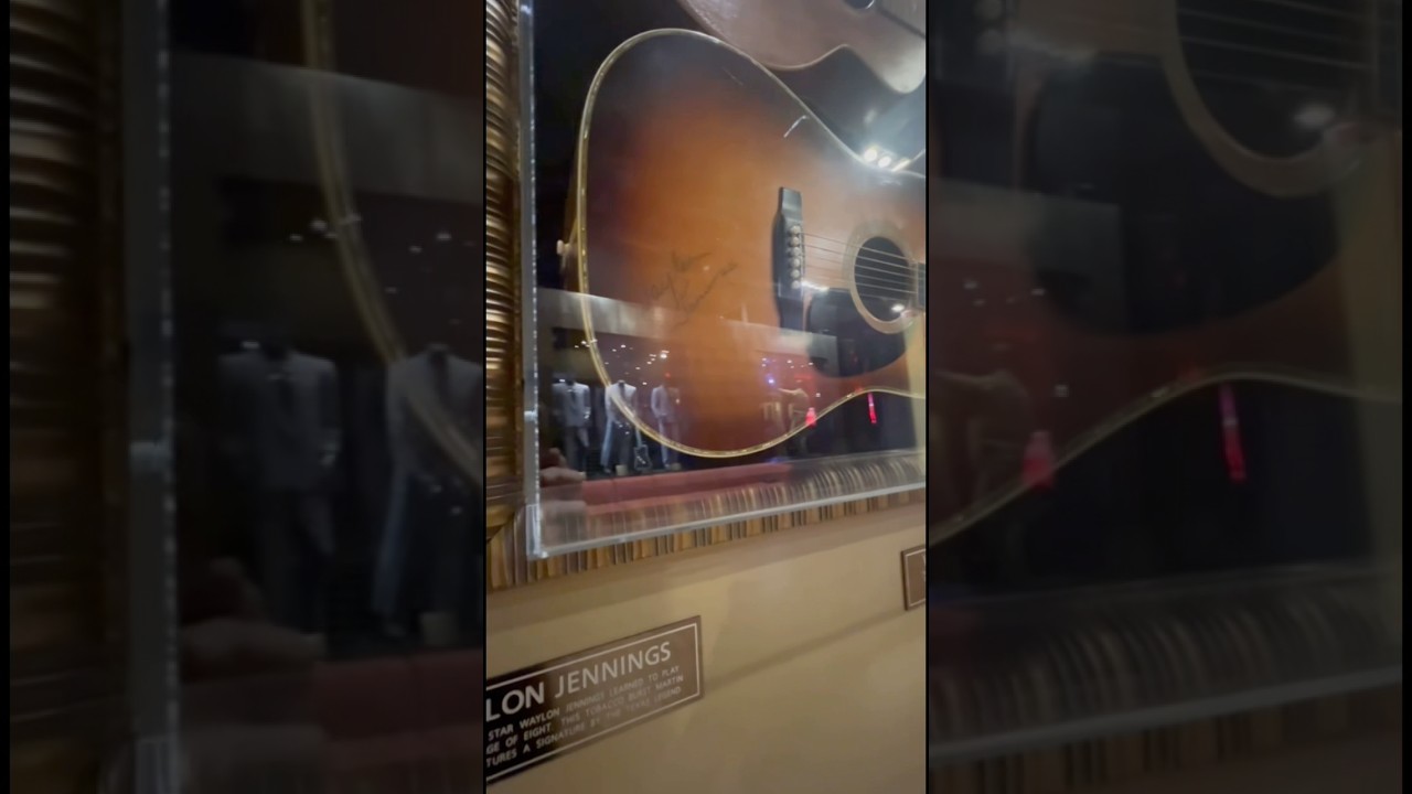 Waylon Jennings Guitar – Hard Rock Cafe Las Vegas #shortsvideo #waylonjennings