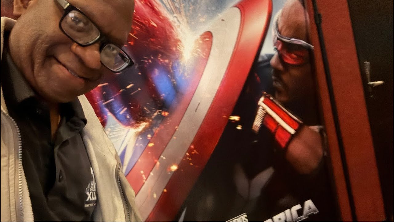 Zennie Abraham Seeing Captain America Brave New World At AMC Tinseltown Fayetteville GA