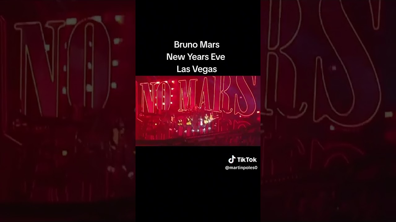 #24kmagicworldtour #concert Bruno mars live 2018 in Las Vegas New Year’s Eve the song perm