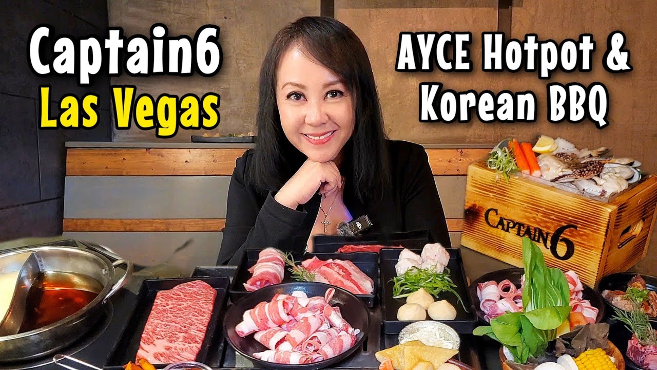 All You Can Eat Korean BBQ & Hotpot | Captain 6 Las Vegas