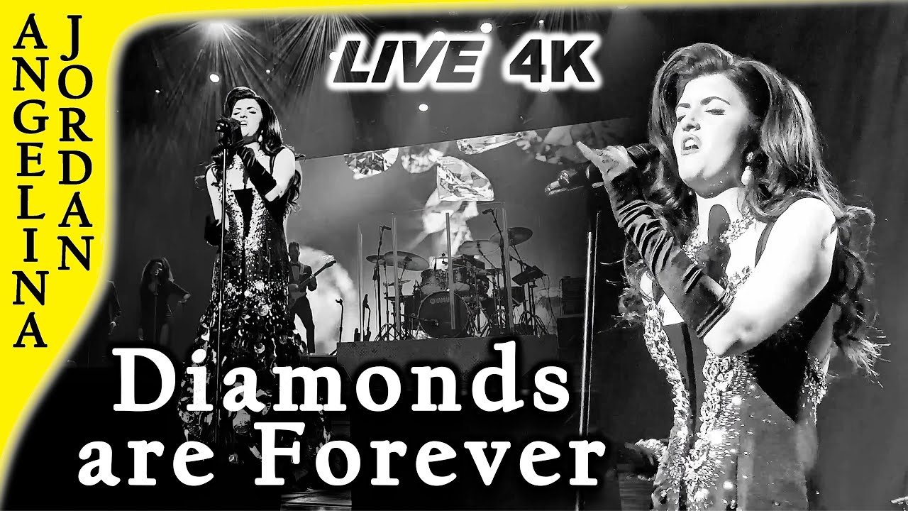 Angelina Jordan LIVE singing DIAMONDS ARE FOREVER  in Las Vegas REMASTERED 4K