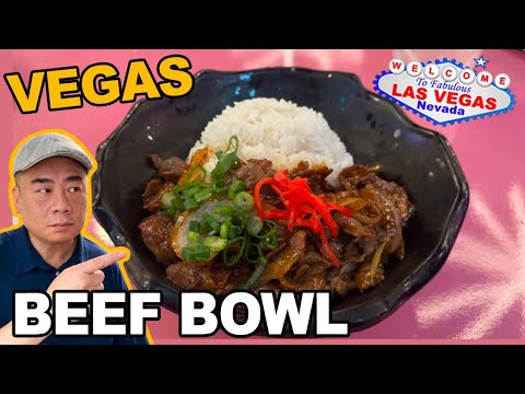 Beef Bowl at “Hot Noods” El Cortez Casino. Las Vegas