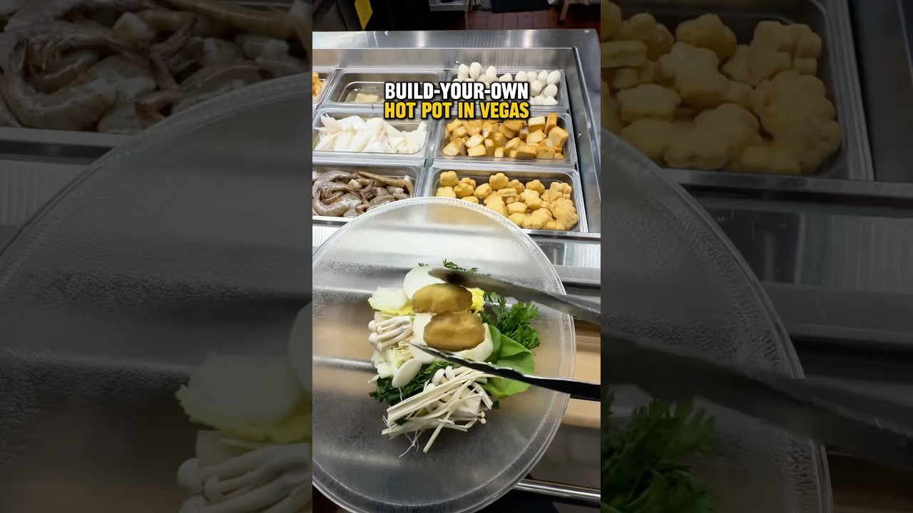 Build Your Own Hot Pot in Las Vegas! #vegas #food #vegasfoodies #vegaseats #hotpot