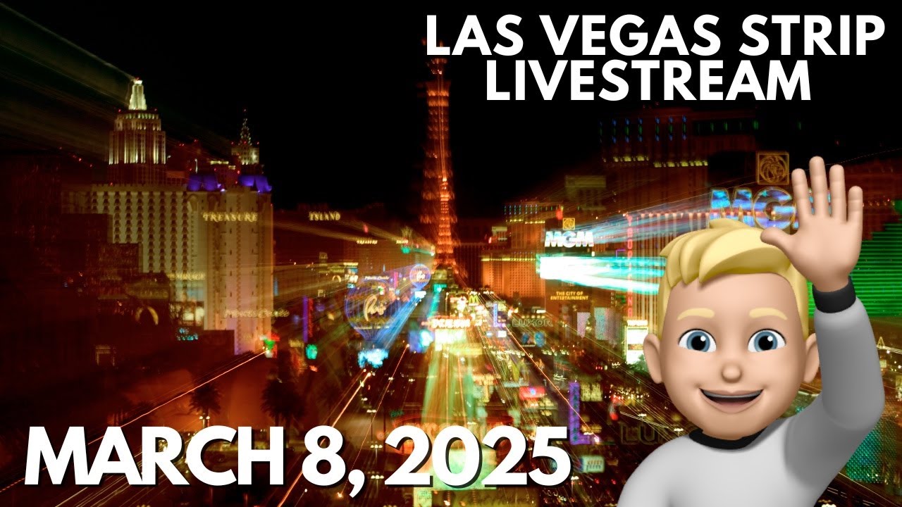 BUSY Saturday Night Livestream on the Las Vegas Strip!