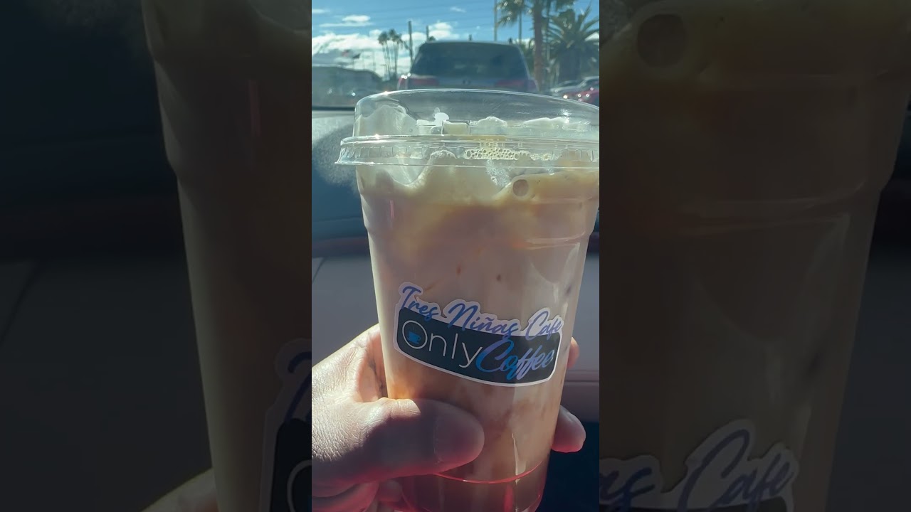 Check out Tres Nina Cafe in Las Vegas! #coffee #horchata #lasvegaslocals #shorts