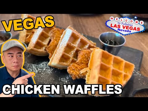 Chicken & Waffle Breakfast at “The George”. Durango casino Las Vegas