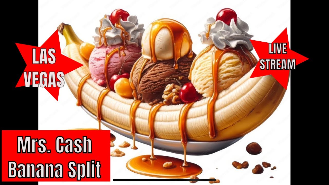 Driving Las Vegas. A banana split ￼and Free Play. UNSCRIPTED Las Vegas LIVE Stream with Mrs Cash