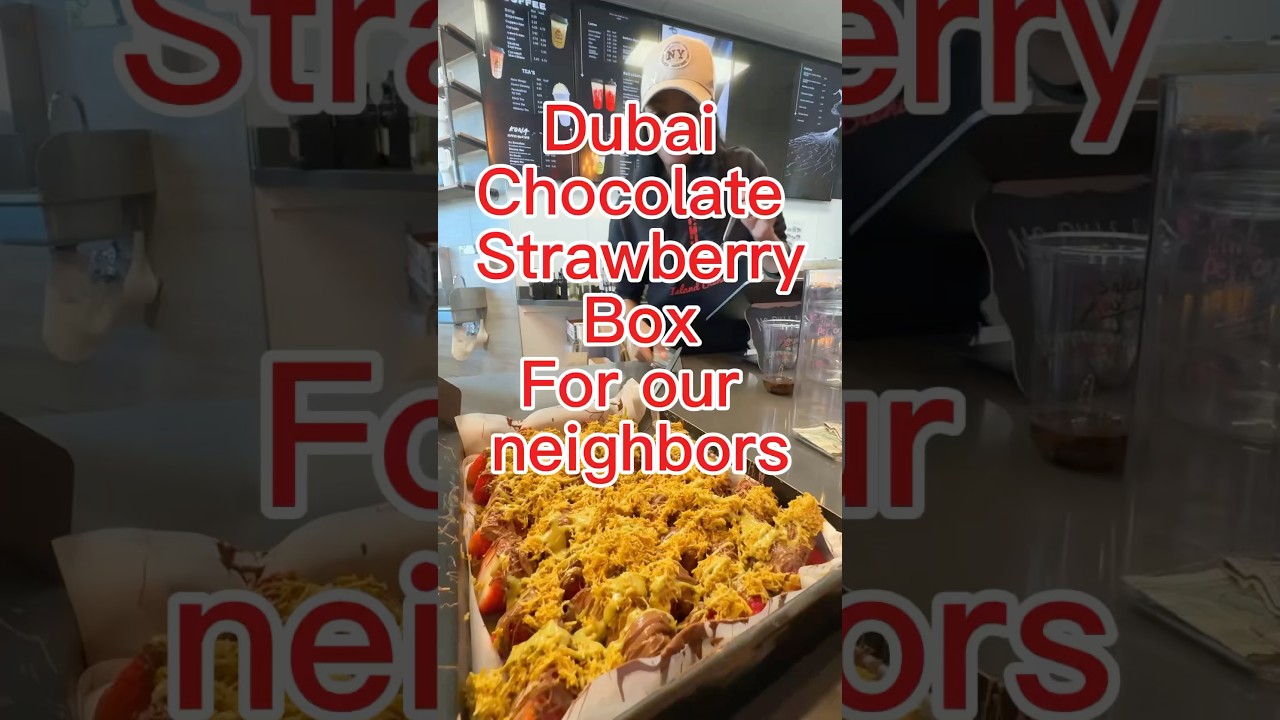 Dubai chocolate strawberry box delivery to Kona Bros in Las Vegas