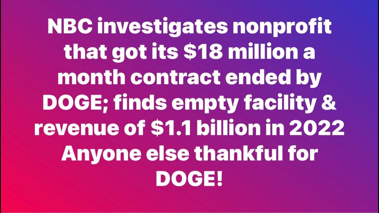 Elon Musk DOGE Cancelling  million Nonprofit Contract Hurt Business Service To Feds, Cost Jobs