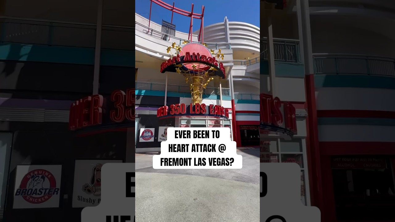 Ever BEEN TO HEART ATTACK GRILl? #burgers #lasvegasrestaurants #vegas #foodcritic #foodreview