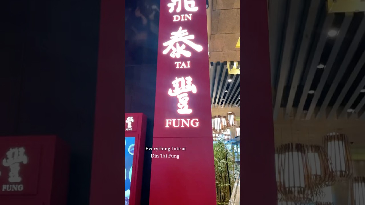 Everything I ate at Din Tai Fung in Las Vegas. This meal did not disappoint!