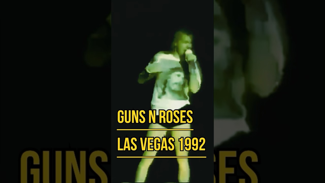 Guns n Roses live las vegas 1992 #gunsnroses #axlrose #slash #rock