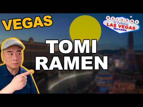 I Tried TOMI RAMEN. (4.4 Stars on Google) Las Vegas