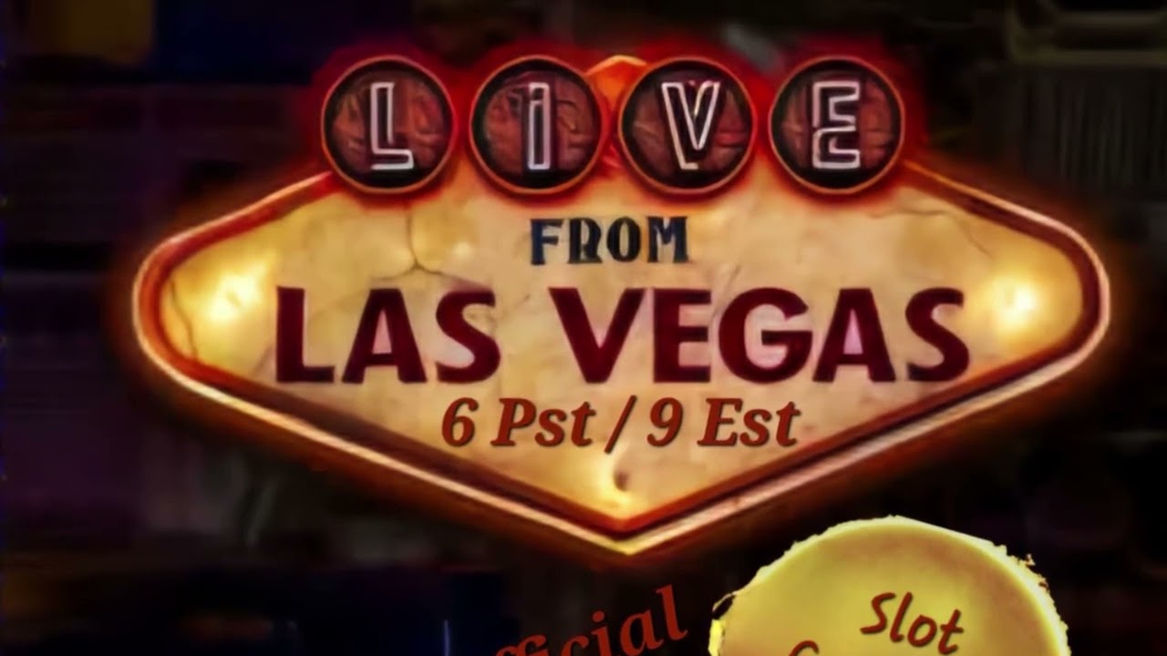 Join me live from Las Vegas. 6 pm PST and 9 pm EST