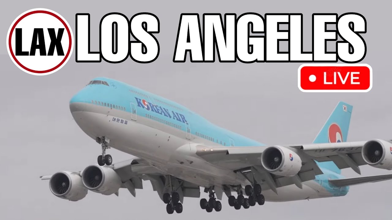 KLAX LIVE | LOS ANGELES INT AIRPORT PLANE SPOTTING WEBCAM LIVE STREAM LAX