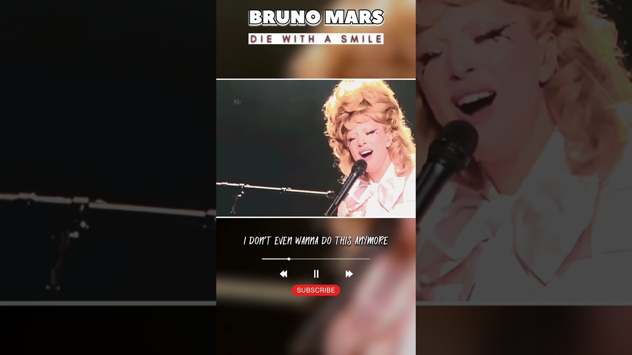 Lady Gaga – Bruno Mars – Die With A Smile – Live Concert #ladygaga #brunomars #diewithsmile #shorts