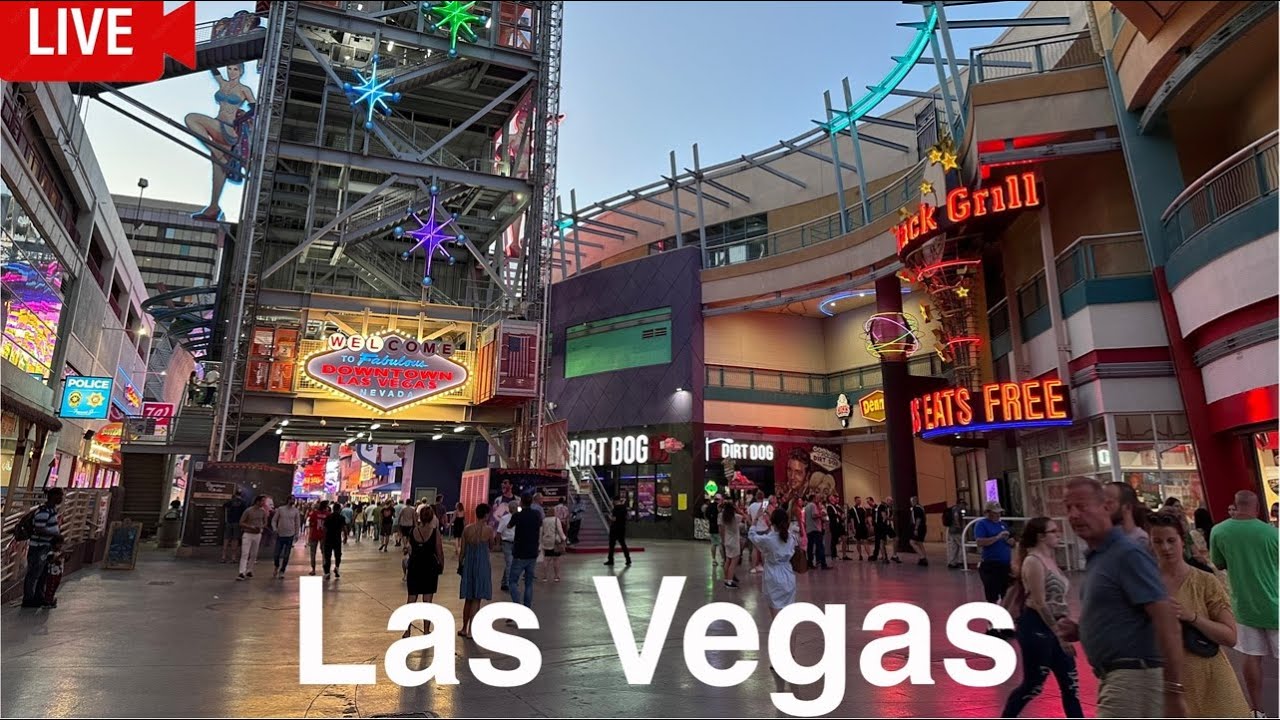 Live at Fremont Street Experience! Las Vegas IRL Stream – Sunday Adventure