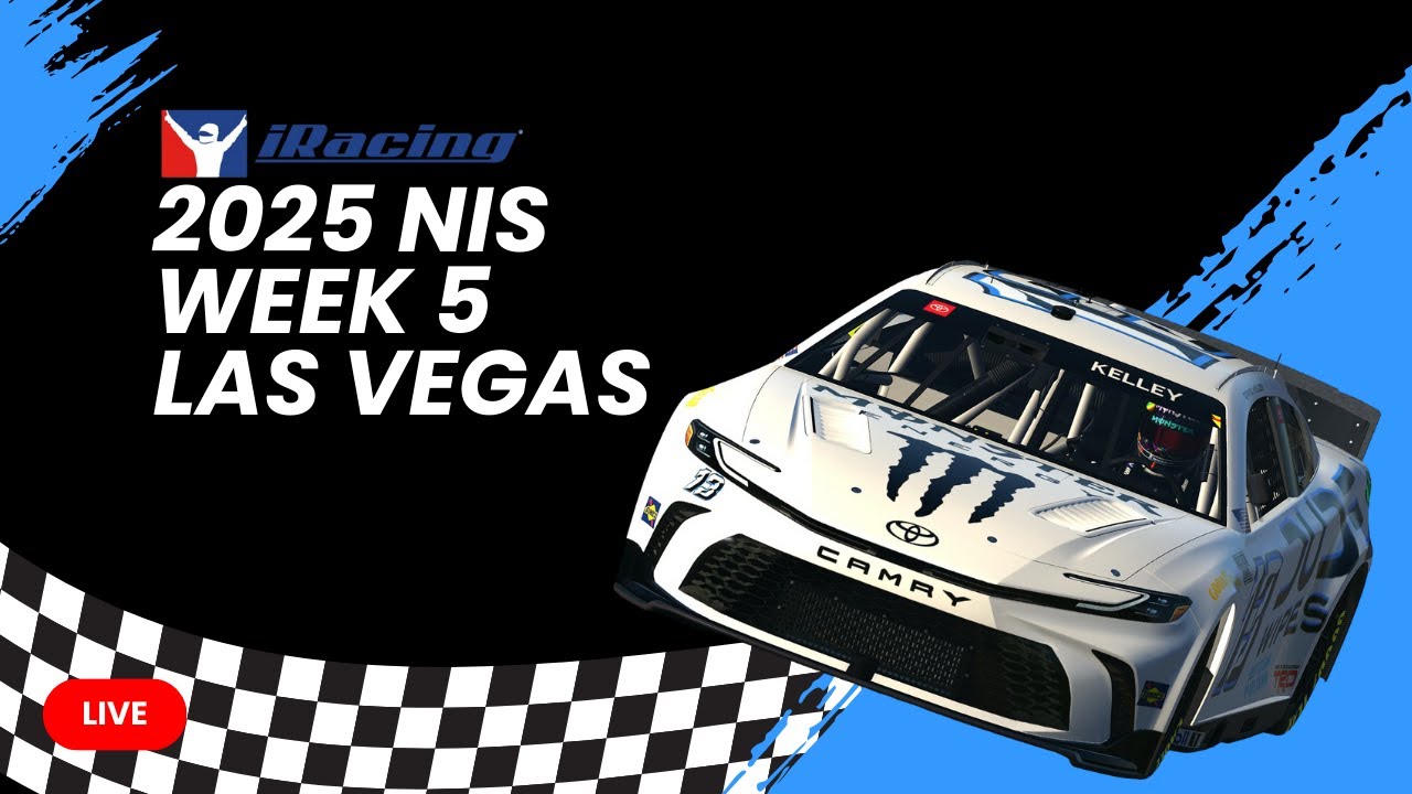 LIVE: Week 5 – 2025 iRacing NIS Las Vegas