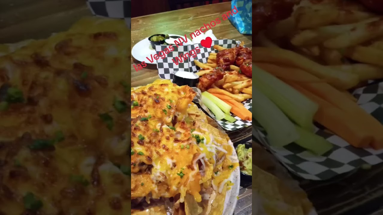 nachos y Wings en las Vegas NV restaurant