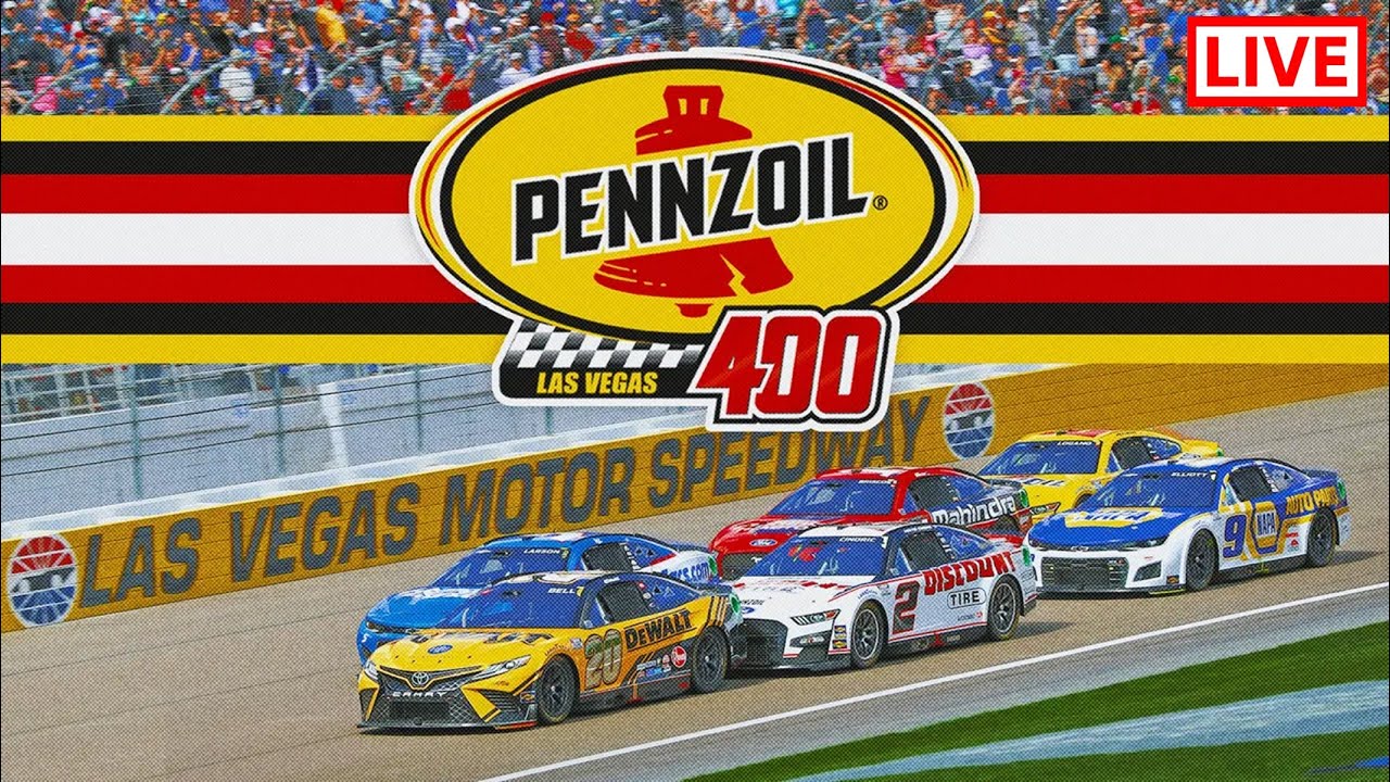 NASCAR Cup Series LIVE: Pennzoil 400 at Las Vegas Motor Speedway