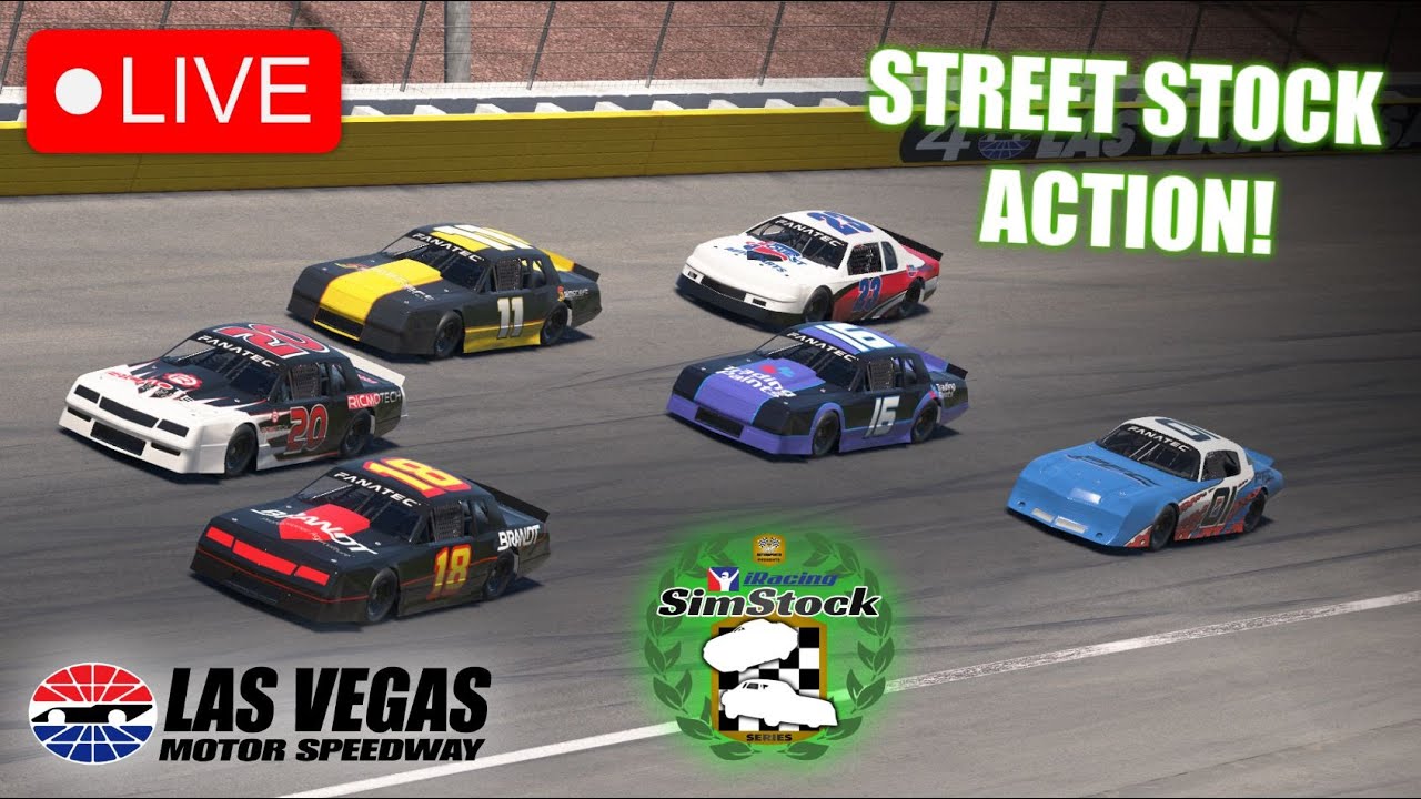 NEW LAS VEGAS STREET STOCK iRACING LIVE! – MC Motorsports SimStock Series