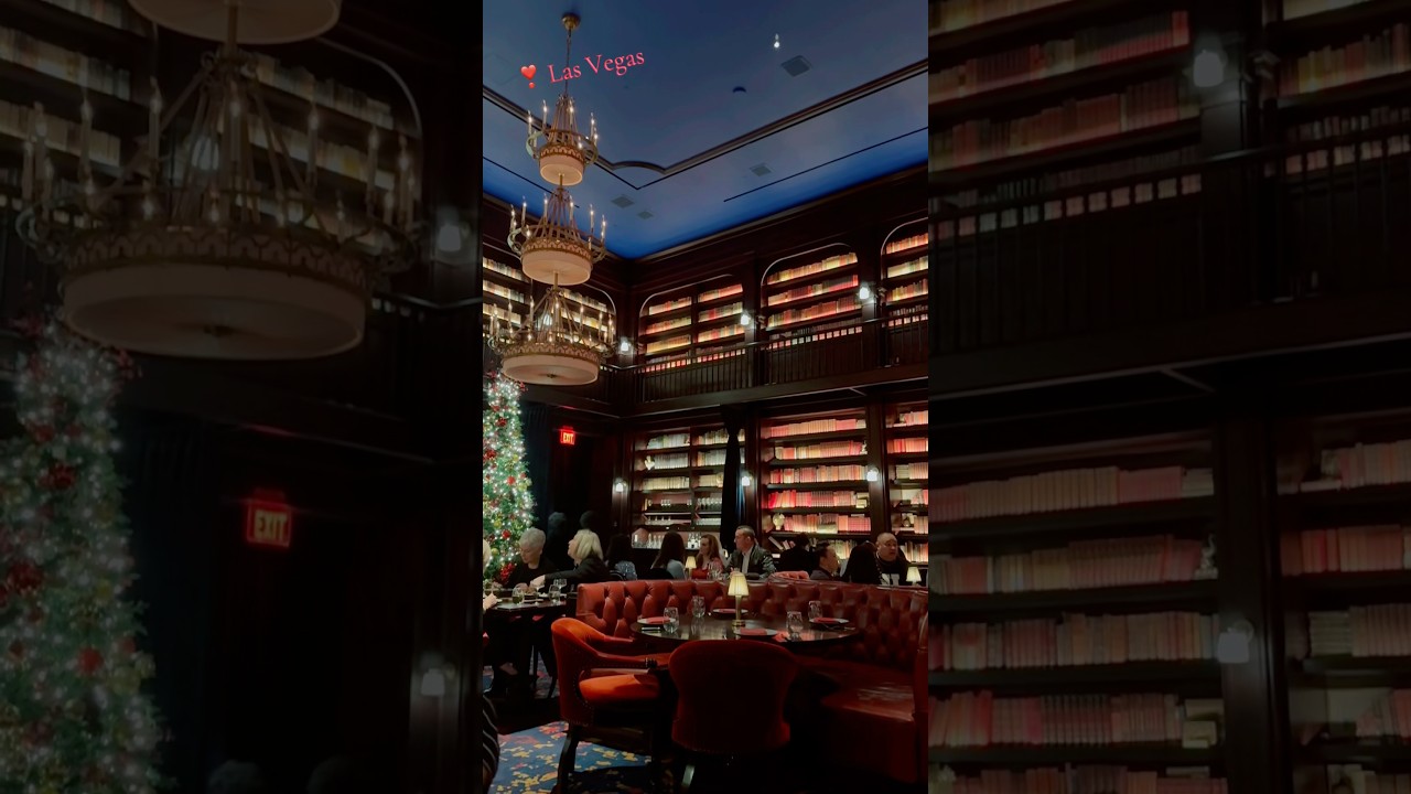 NoMad Library Restaurant in Las Vegas #lasvegas #lasvegasfood #lasvegaslife #foodlover #foodshorts