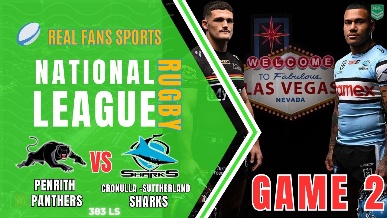 PENRITH PANTHERS vs. CRONULLA-SUTHERLAND SHARKS | NRL ROUND 1 LIVE  || REAL FANS SPORTS