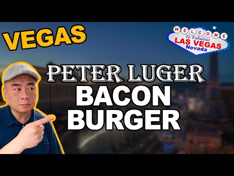 Peter Luger Bacon Burger. Caesars Palace Las Vegas