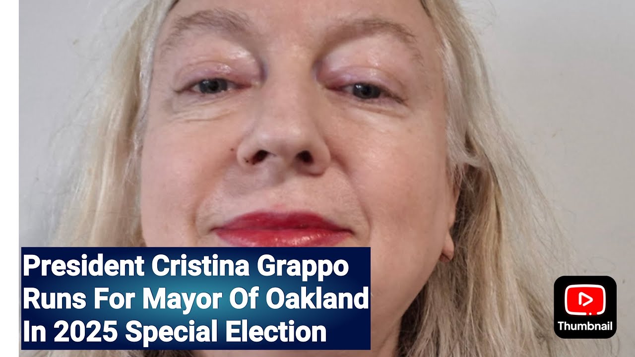 President Cristina Grappo Interview With 2025 Oakland Special Election Mayoral Candidate