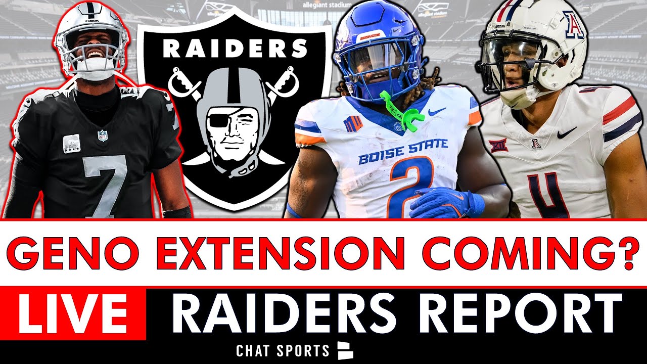 Raiders Live: Geno Smith Contract Rumors, NFL Free Agency Latest, Ashton Jeanty Mock Draft Rumors