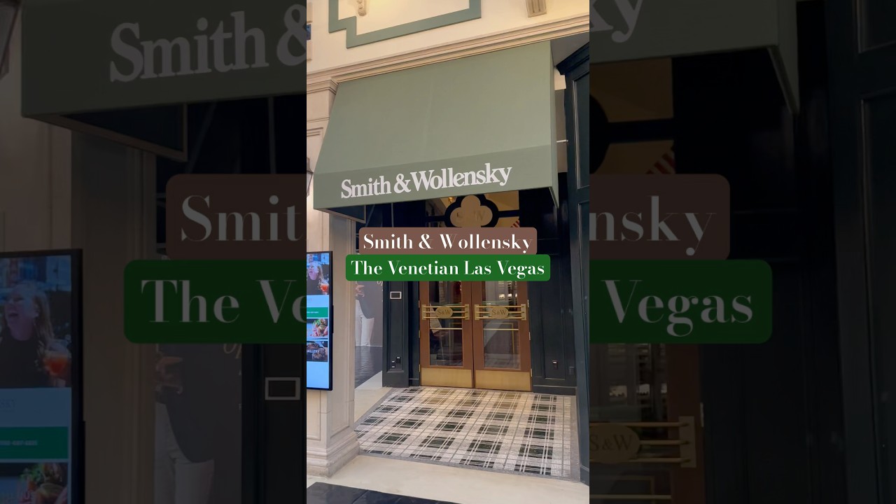 Smith & Wollensky at The Venetian Las Vegas #foodie #shorts #food #yummy #restaurant #lasvegas