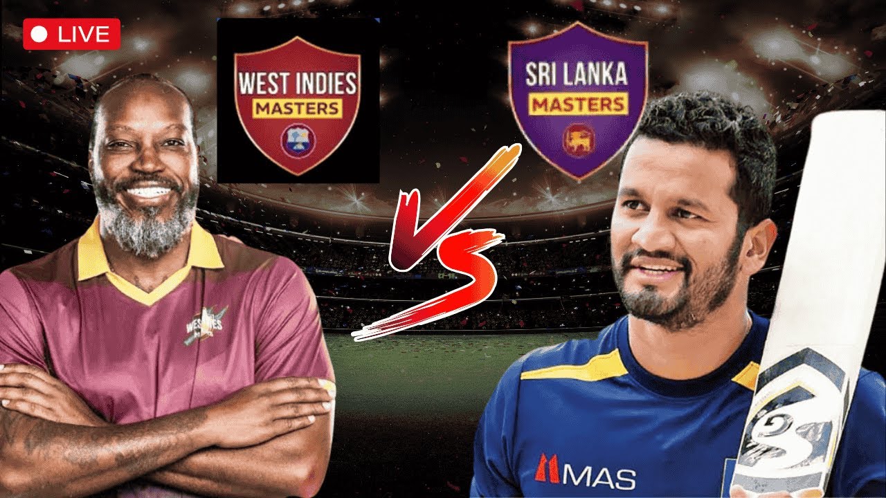 sri lanka masters vs west indies live match