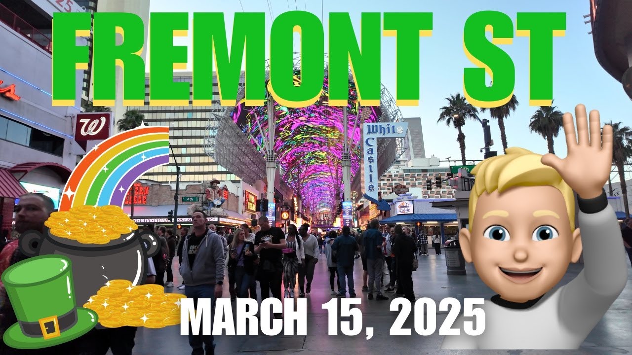 St. Patrick’s Day 2025 on the Fremont Street Experience! Saturday Night Livestream