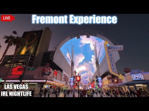 Sunday Night IRL Stream at Fremont Street Experience with the Crew!