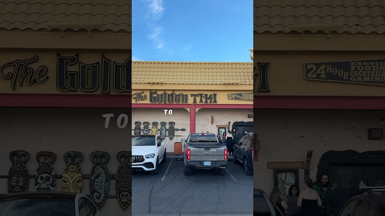 The Golden Tiki #LasVegas #Vegas #ChinaTown #restaurant #drinks #bar #food #tiki #shorts #disney