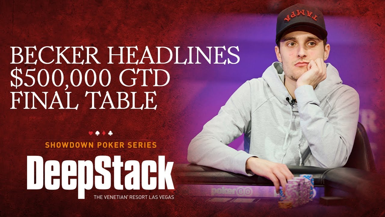 Top Pro Jeremy Becker Headlines DeepStack Showdown $1,100 UltimateStack Final Table