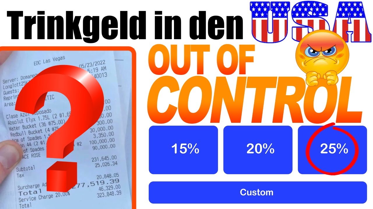 Trinkgeld in den USA – OUT OF CONTROL in LAS VEGAS?