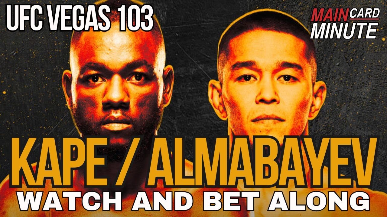 UFC Vegas 103: Kape vs. Almabayev LIVE Stream | Tank vs. Roach PPV | Watch Along Fight Companion