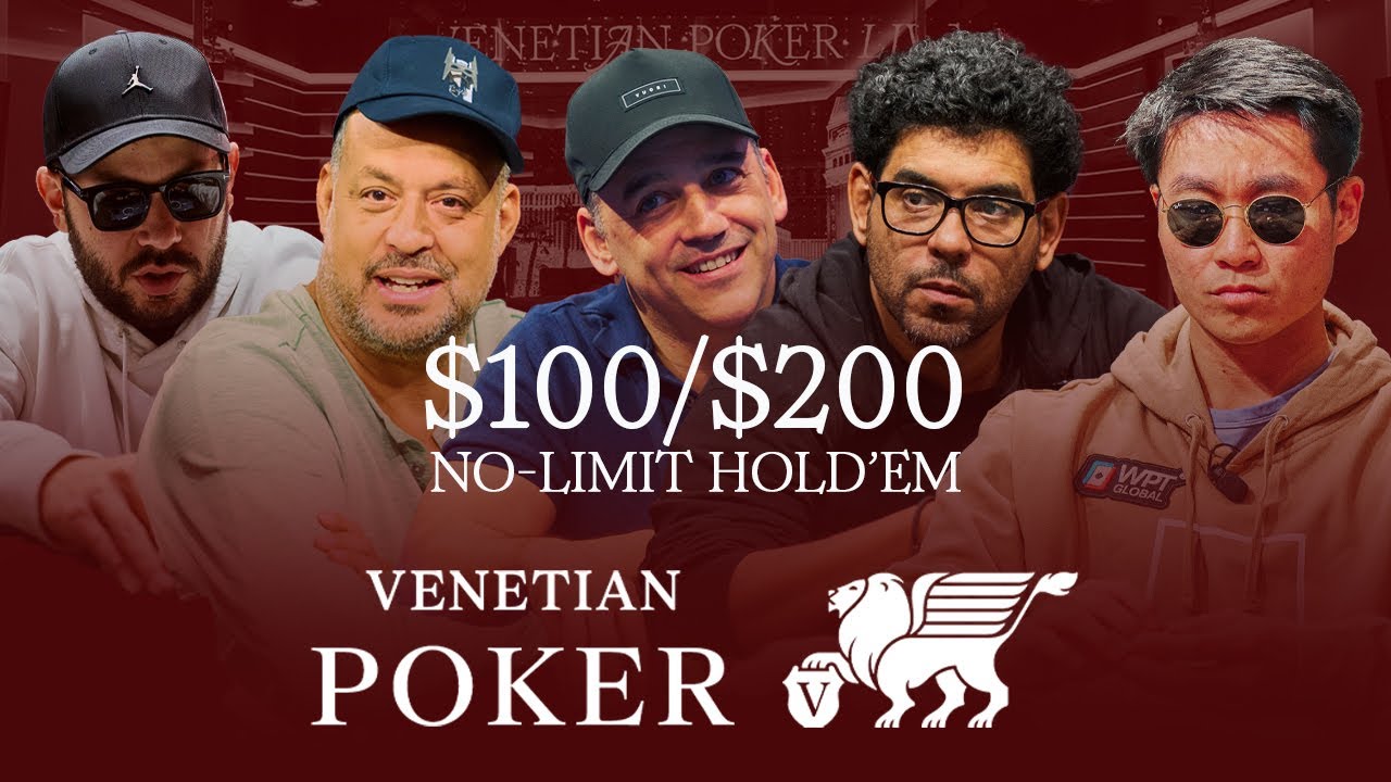 Venetian Poker Live | 0/0 with Jean-Robert Bellande, Rampage & David Williams