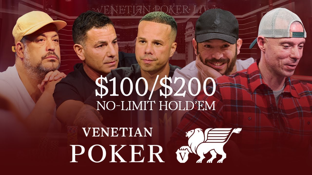 Venetian Poker Live | 0/0 with Jean-Robert Bellande, Matt Berkey & Chino Rheem