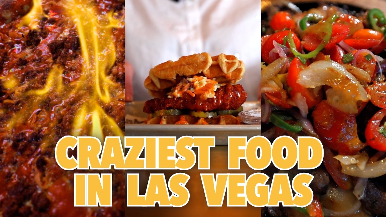 We Try the Craziest, Most Unique Food in Downtown Las Vegas!