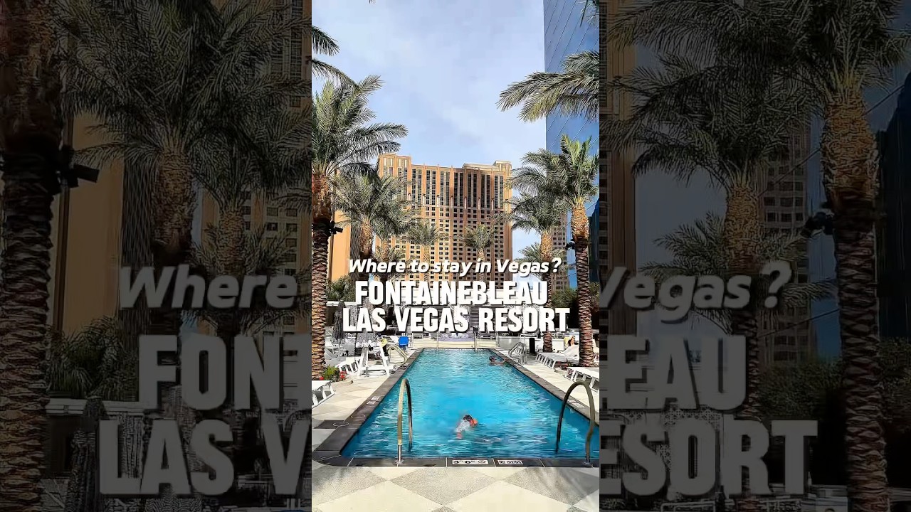 Where to stay in Las Vegas? Consider a stay at Fontainebleau Las Vegas Resort! #visitlasvegas